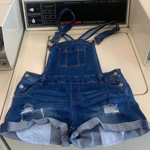 Denim summer overalls